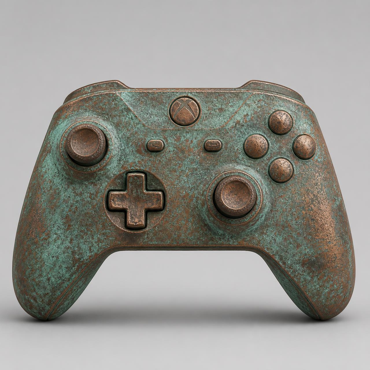 Patinated copper