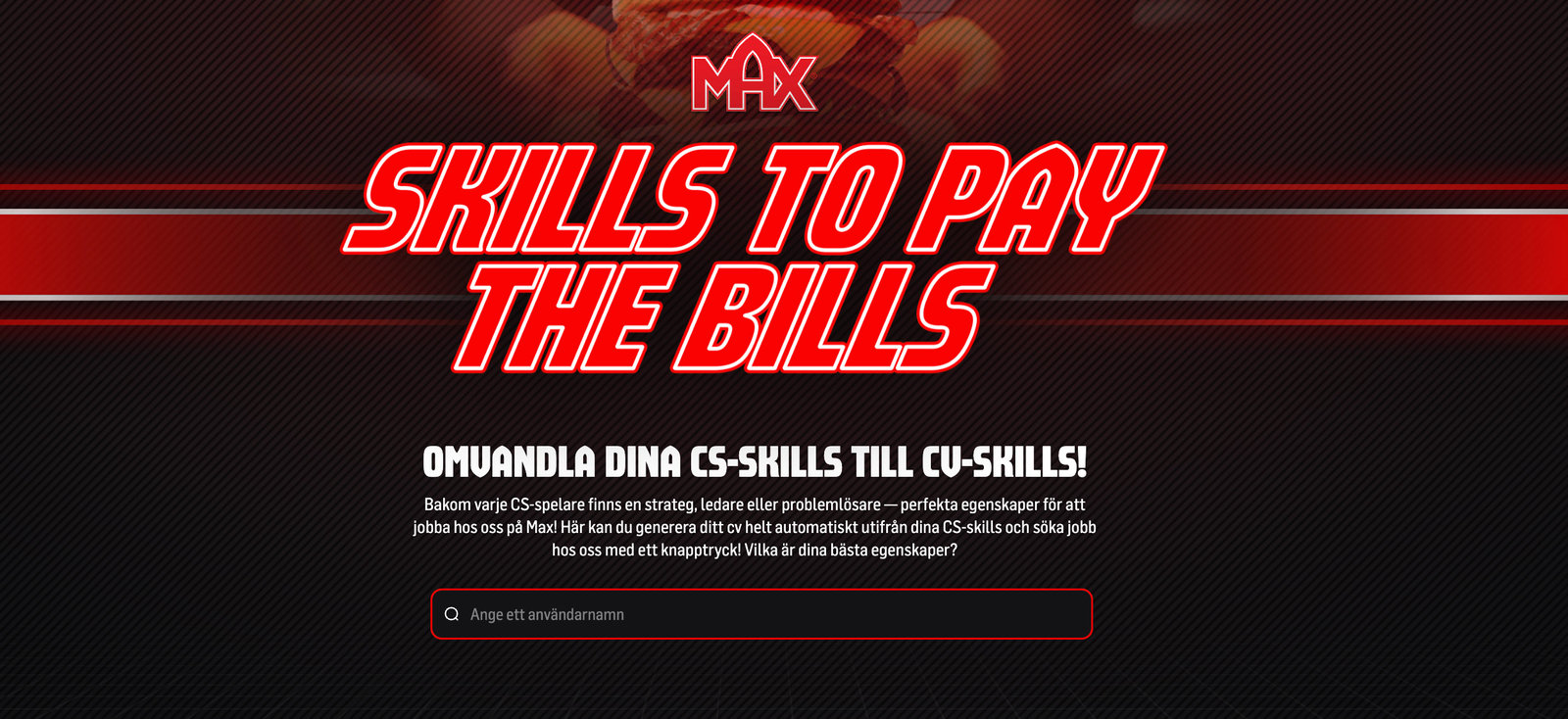 MAX Skills